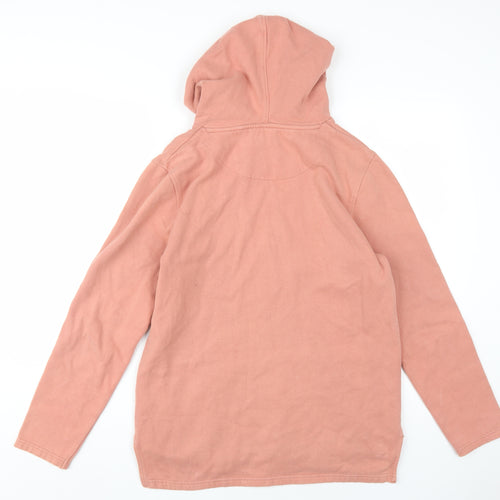 Topman Men's Pink Hoodie XS, Pullover, Hooded, Cotton Blend