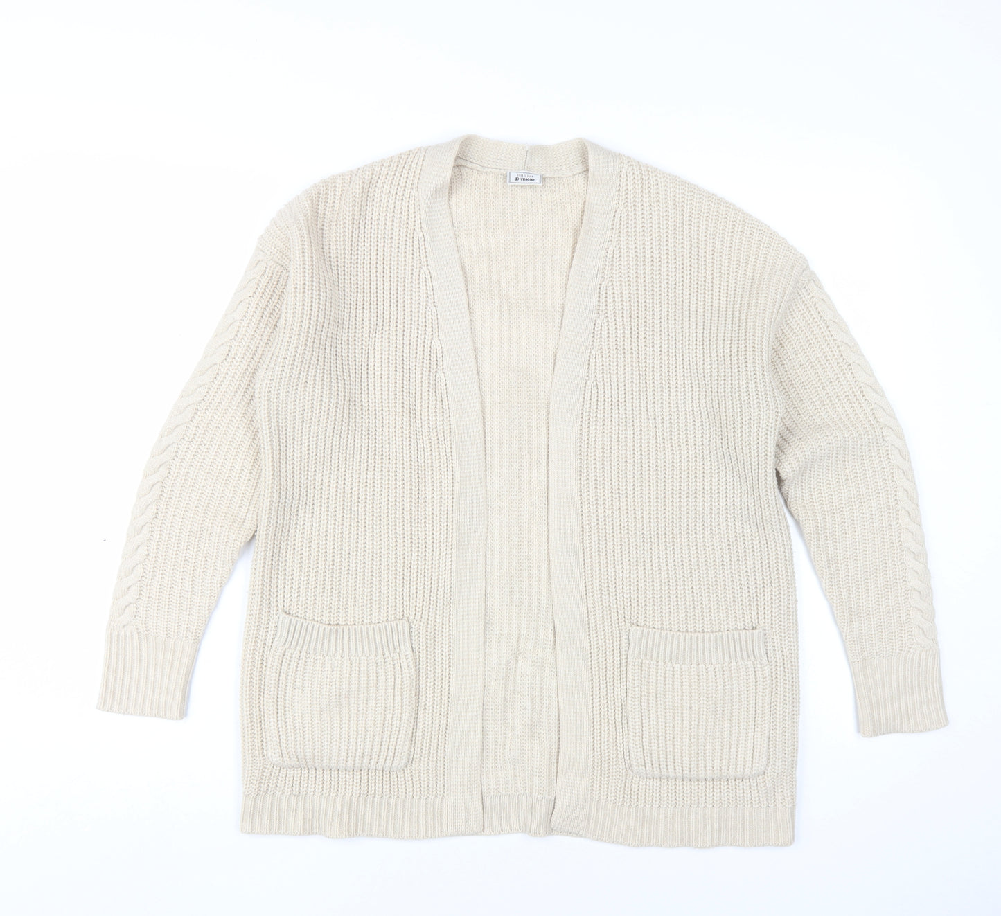 Pimkie Women's Beige Cardigan Knit XS