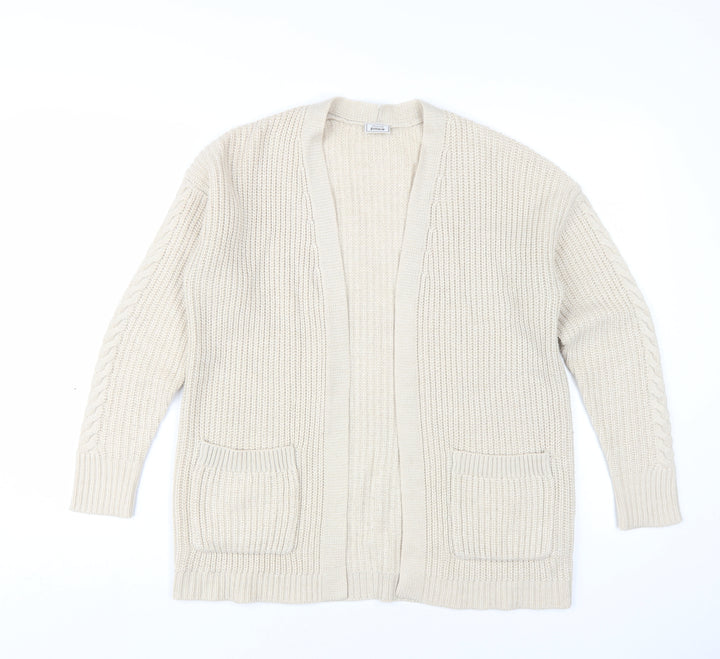 Pimkie Women's Beige Cardigan Knit XS