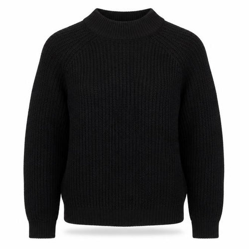 Vero Moda Women's Black XS Chunky Knit High Neck Jumper
