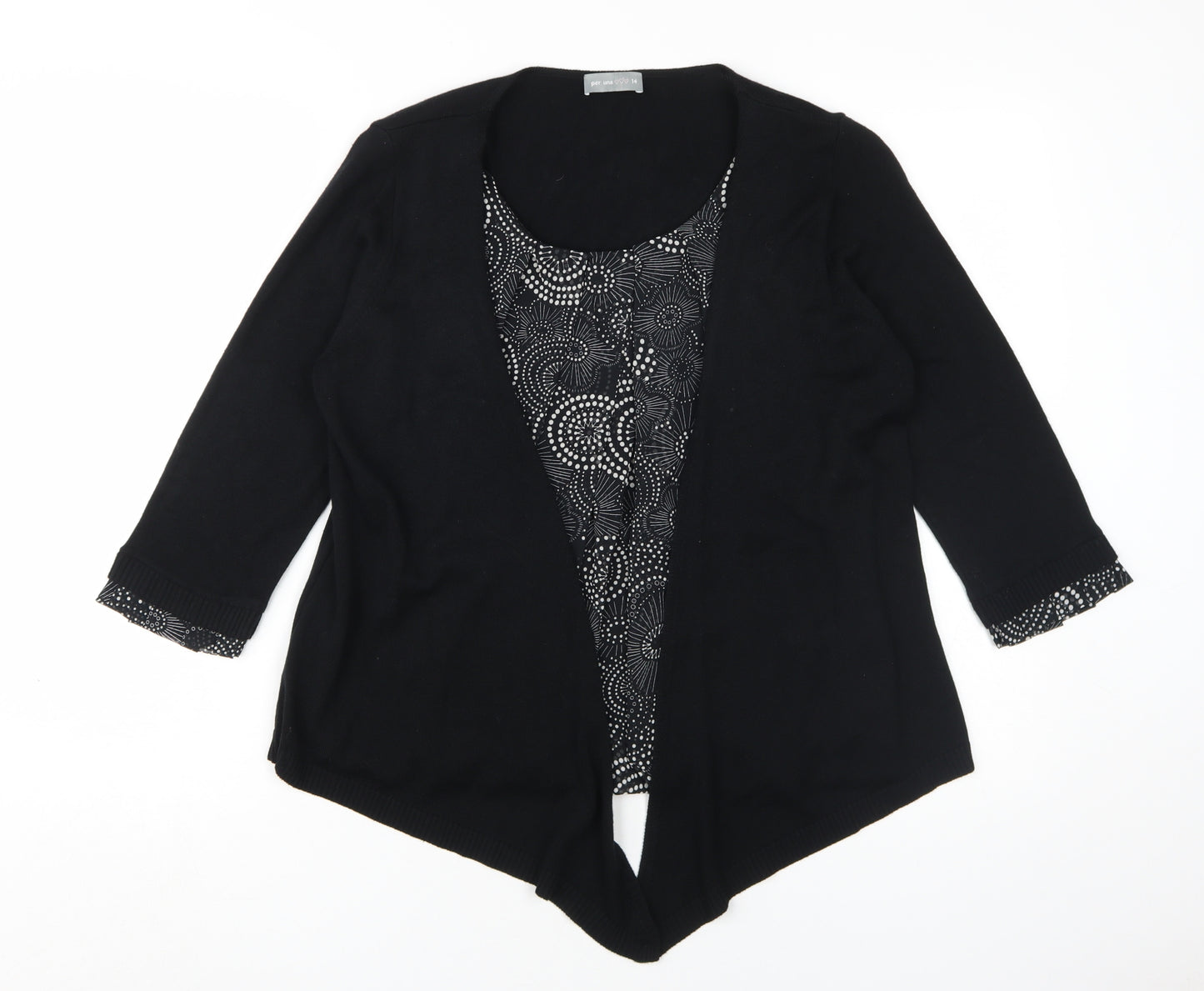 Marks and Spencer Women's Black Cardigan Size 14