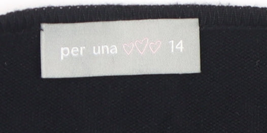 Marks and Spencer Women's Black Cardigan Size 14