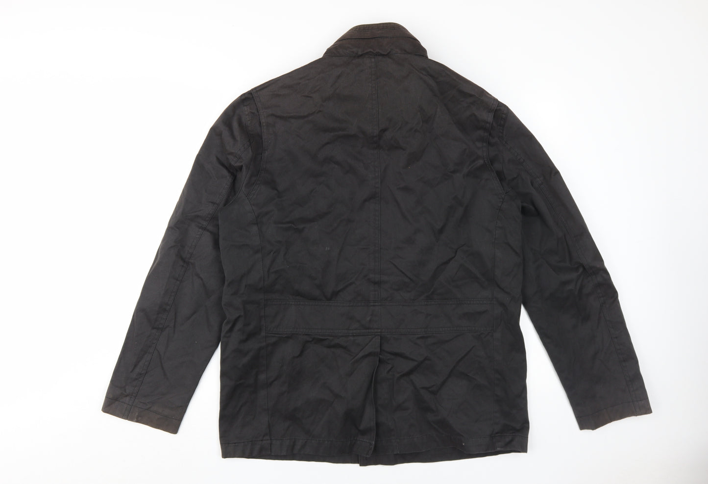 Simoni Men's Black Military Jacket, Regular L, Casual Wear