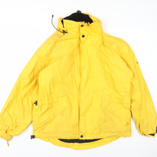Vaude Men's Yellow Windbreaker Jacket Size M