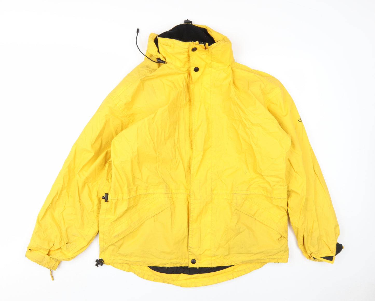 Vaude Men's Yellow Windbreaker Jacket Size M
