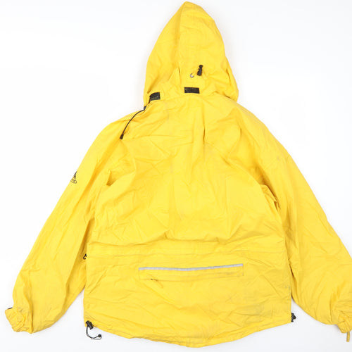 Vaude Men's Yellow Windbreaker Jacket Size M