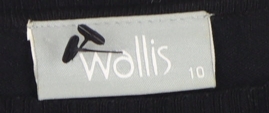 Wallis Women's Black Pullover Jumper Size 10