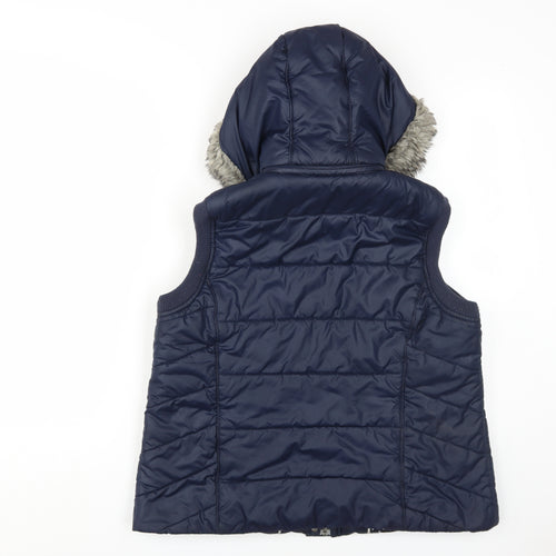 Marks and Spencer Women's Blue Puffer Waistcoat L