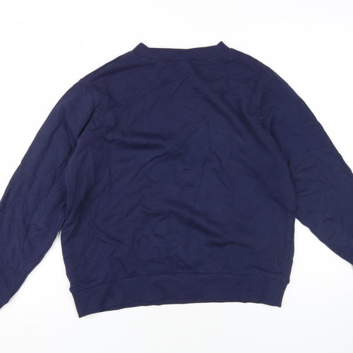 ASOS DESIGN Women's Blue Pullover Sweatshirt, Size 8