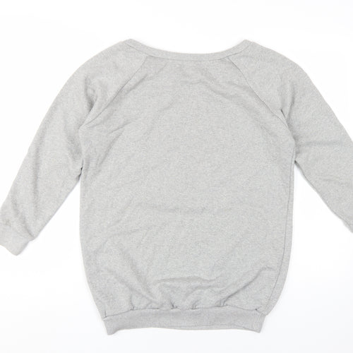 In The Style Grey Women M/L Pullover Sweatshirt