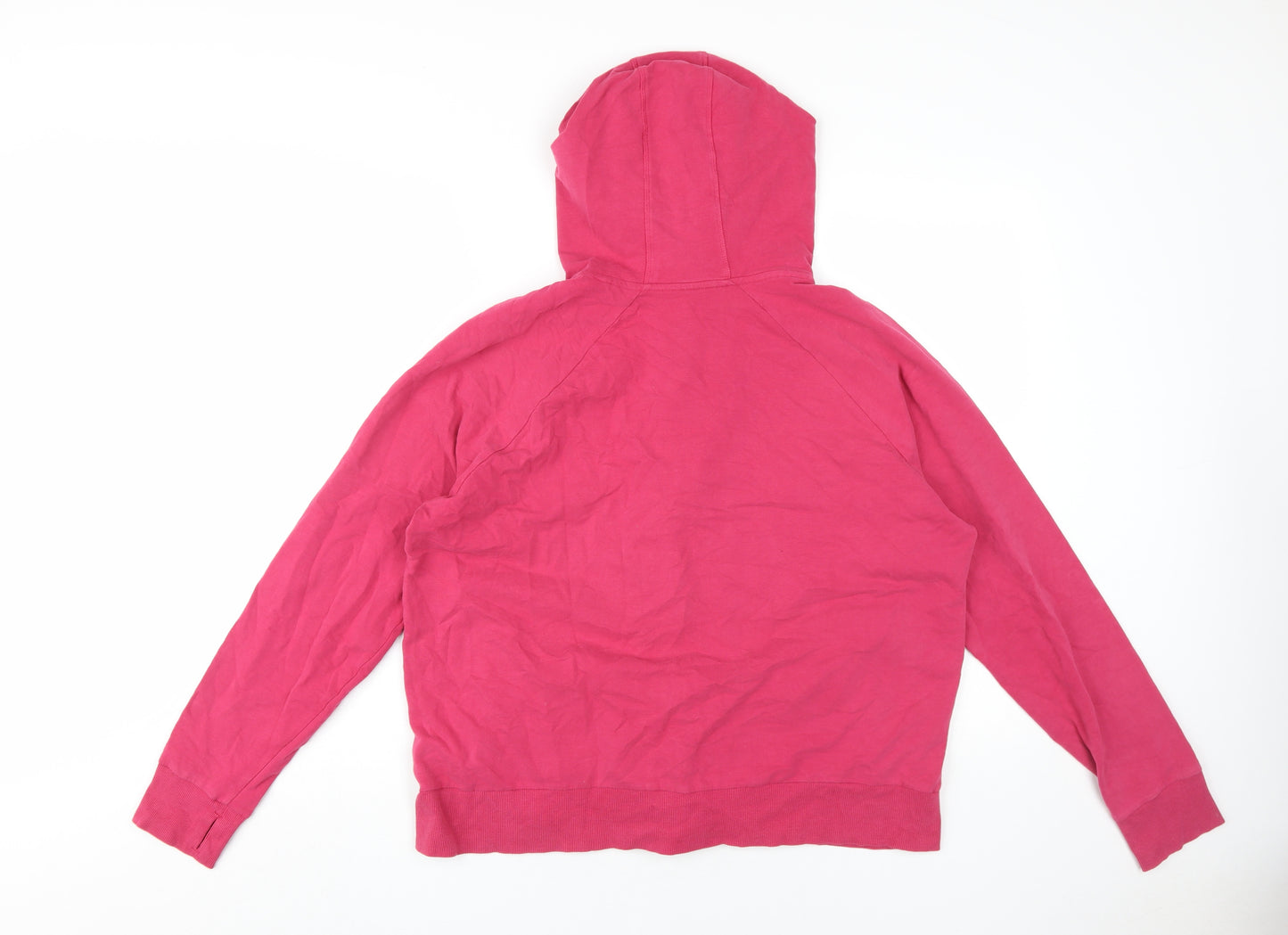 Marks and Spencer Women's Pink Full Zip Hoodie Size 18
