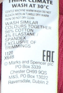 Marks and Spencer Women's Pink Full Zip Hoodie Size 18