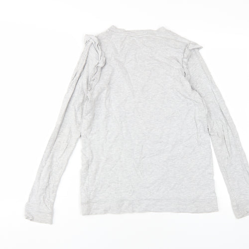 Oasis Women's Grey XS Basic Long Sleeve T-Shirt