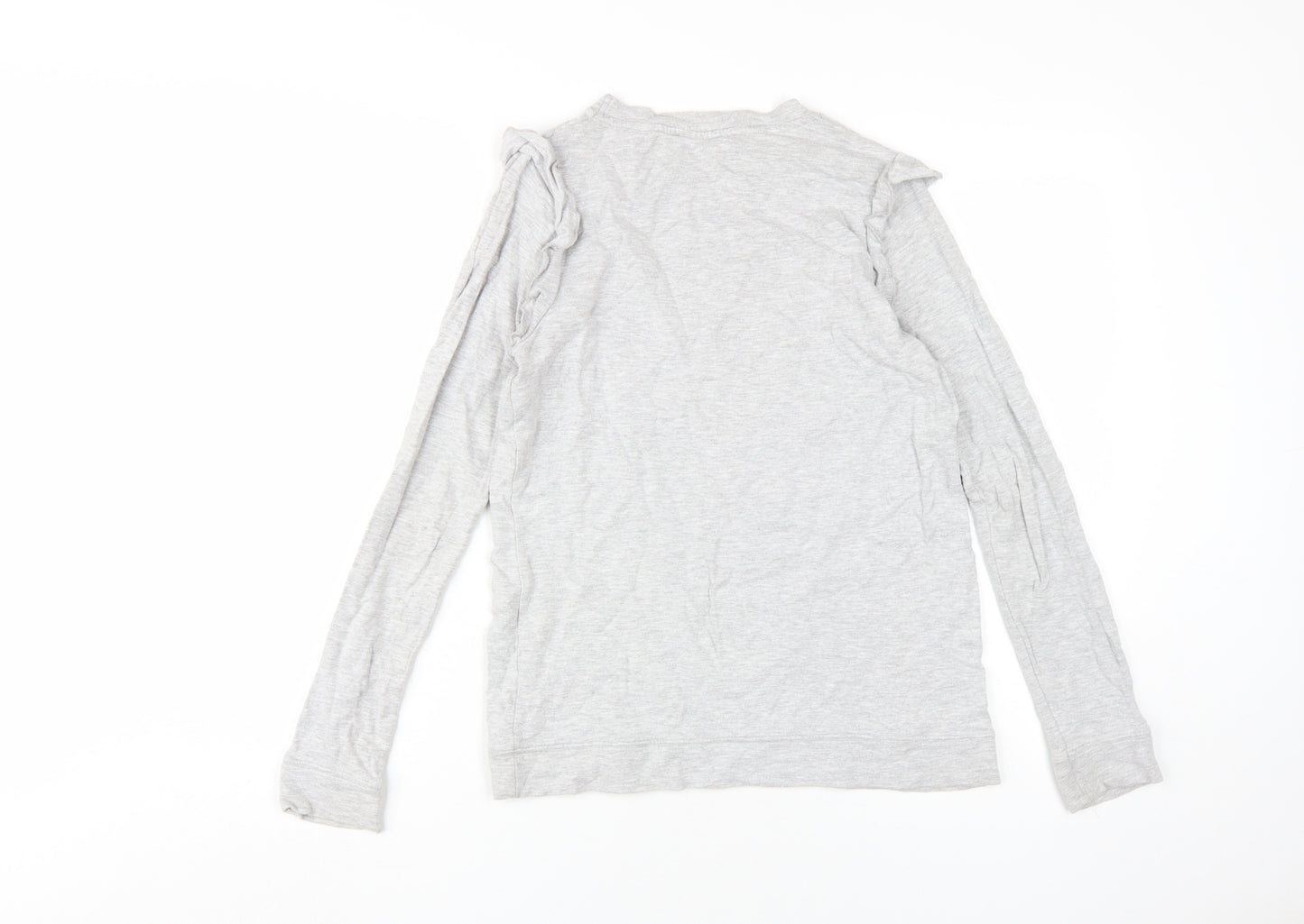 Oasis Women's Grey XS Basic Long Sleeve T-Shirt