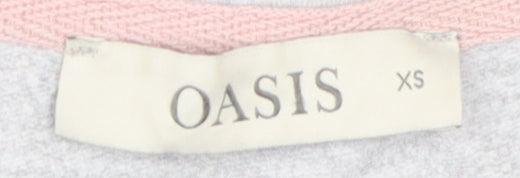 Oasis Women's Grey XS Basic Long Sleeve T-Shirt