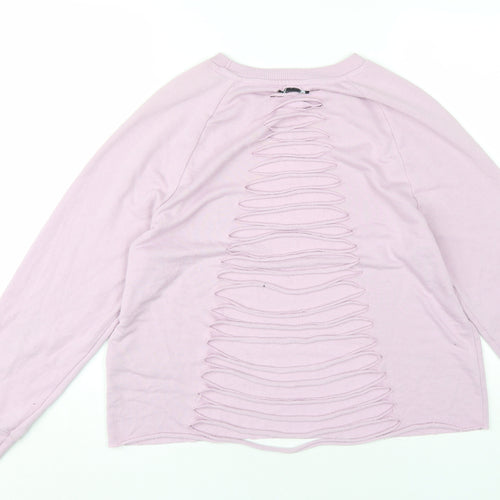 New Look Women's Pink Pullover Sweatshirt Size 14