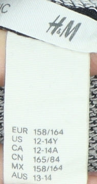 H&M Boys Full Zip Grey Hoodie 13-14 Years