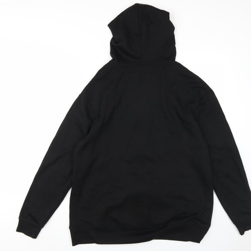 ASOS DESIGN Women's Black Full Zip Hoodie Size 8