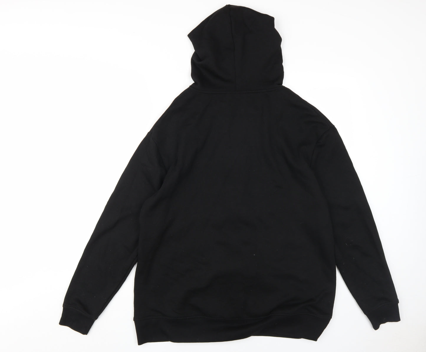 ASOS DESIGN Women's Black Full Zip Hoodie Size 8