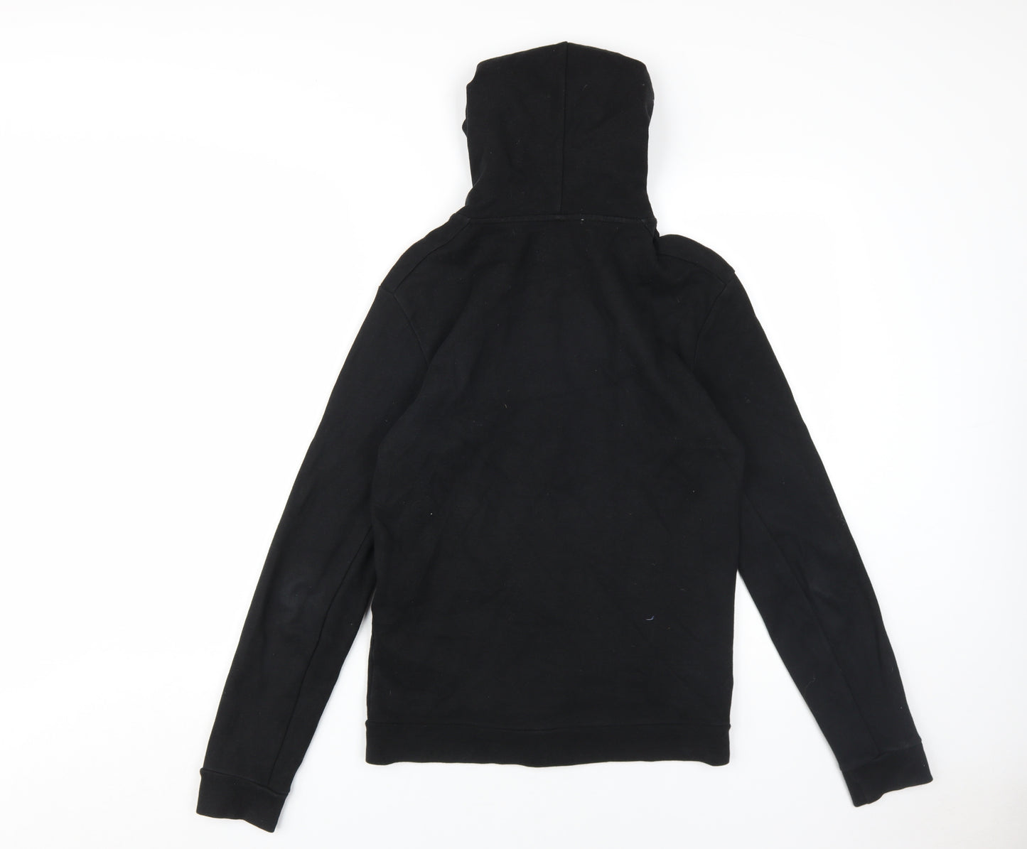Zara Men's Black Full Zip Hoodie Size S