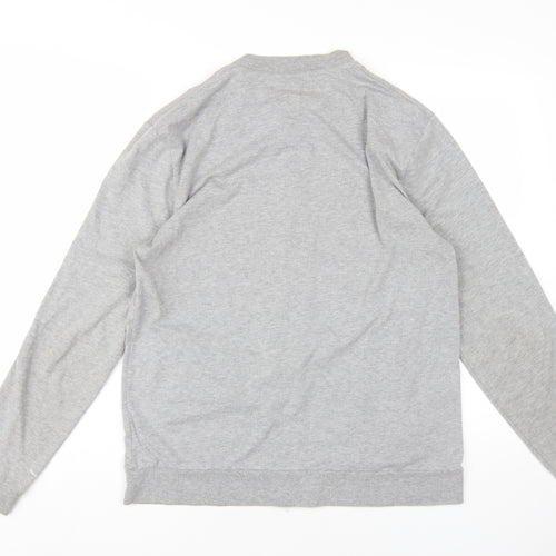 ASOS Men’s Grey Bomber Jacket L - Casual Full Zip