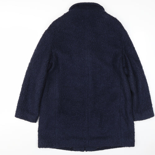 Marks and Spencer Women's Blue Overcoat Size 14