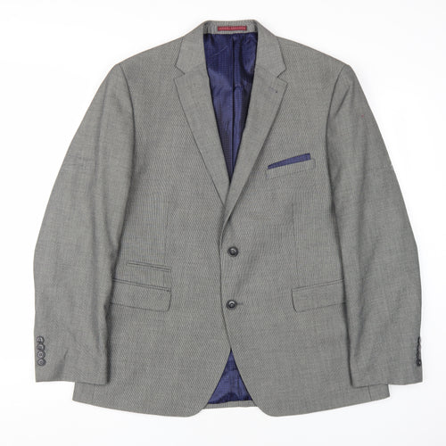 Burton Menswear London Men's Grey 44R Blazer