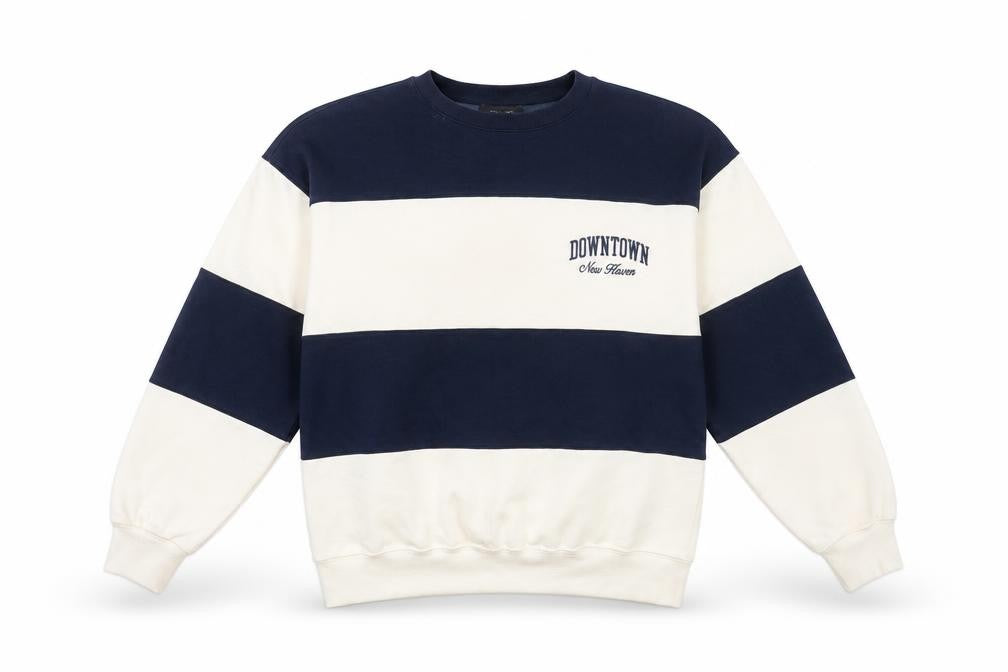 Front view of New Look Women's Blue S Pullover Sweatshirt