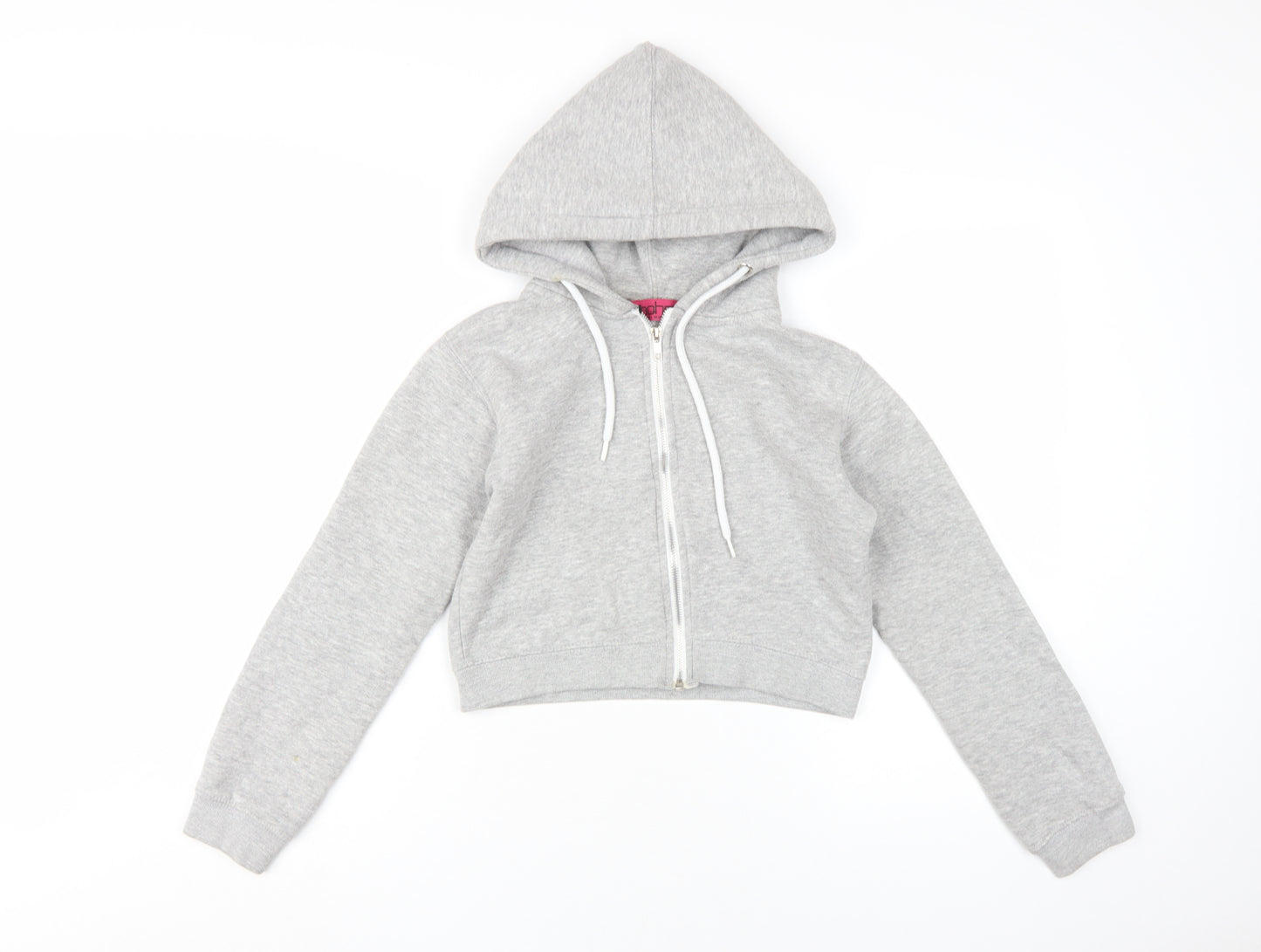 Boohoo Women's Grey Full Zip Hoodie XS