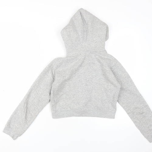 Boohoo Women's Grey Full Zip Hoodie XS
