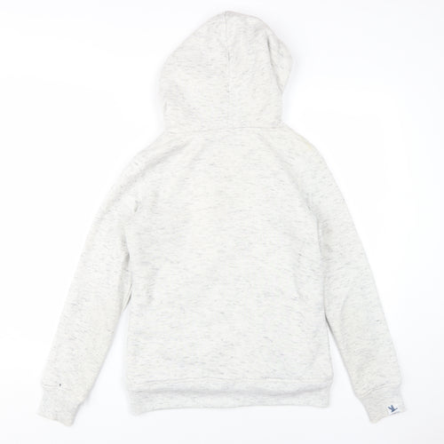 New Look Women's Ivory Hooded Cardigan, Size 8
