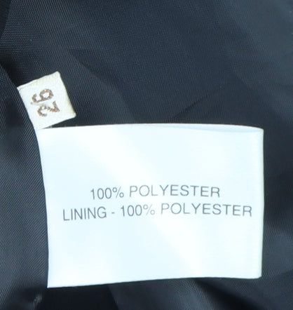 Elvi Women's Black Overcoat Size 26 Plus Polyester Classic
