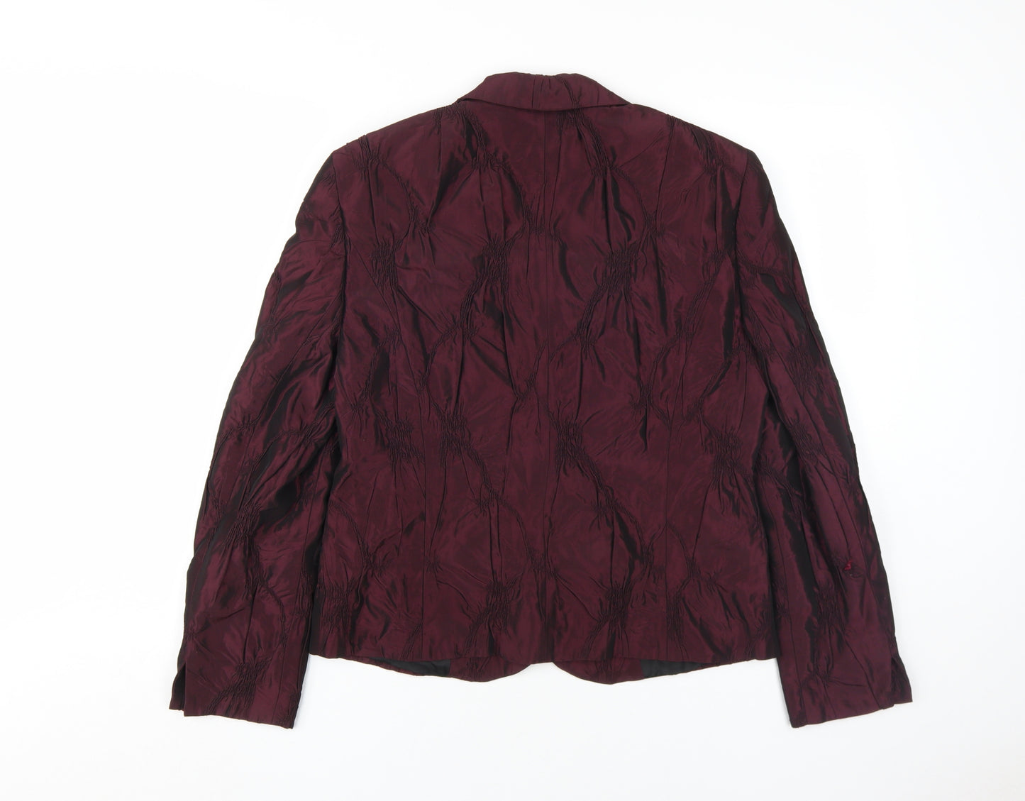 Basler Women's Purple Acrylic Blend Blazer Jacket Size 12