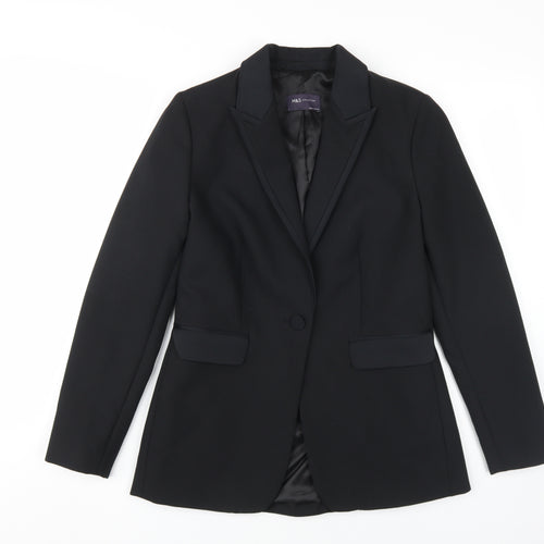 Marks and Spencer Black Women's Blazer Size 8