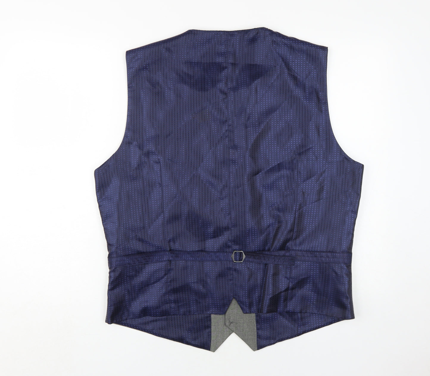 Burton Menswear Men's Grey XL Suit Waistcoat