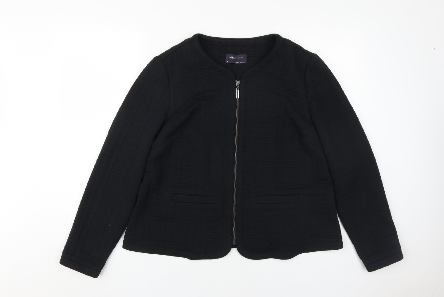 Marks and Spencer Women's Black Jacket Size 18