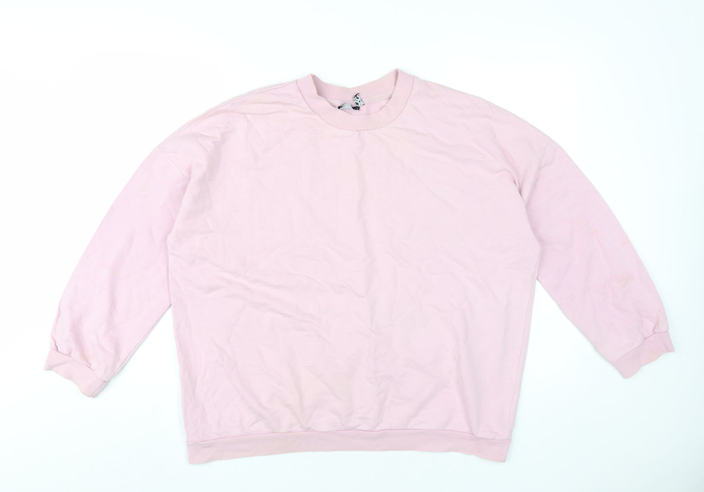 ASOS DESIGN Women’s Pink Pullover Sweatshirt M