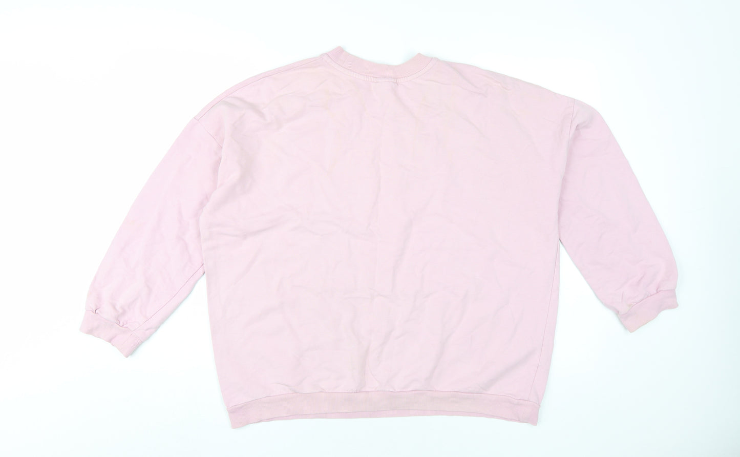 ASOS DESIGN Women’s Pink Pullover Sweatshirt M