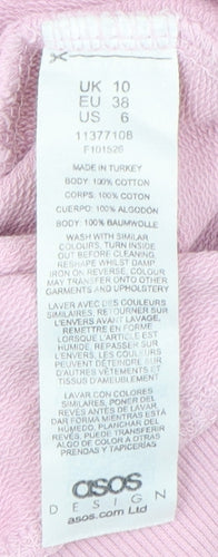 ASOS DESIGN Women’s Pink Pullover Sweatshirt M