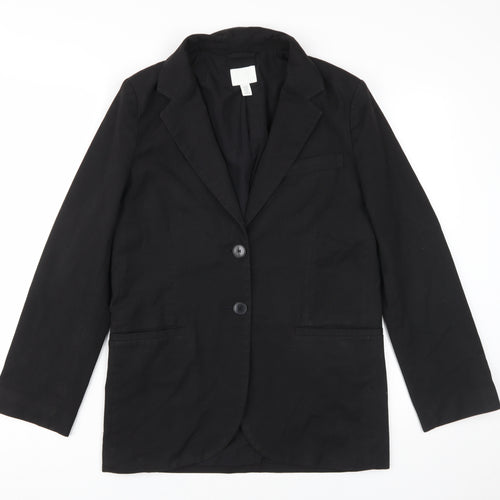 H&M Women's Black Blazer, Size 4, Classic Business Wear