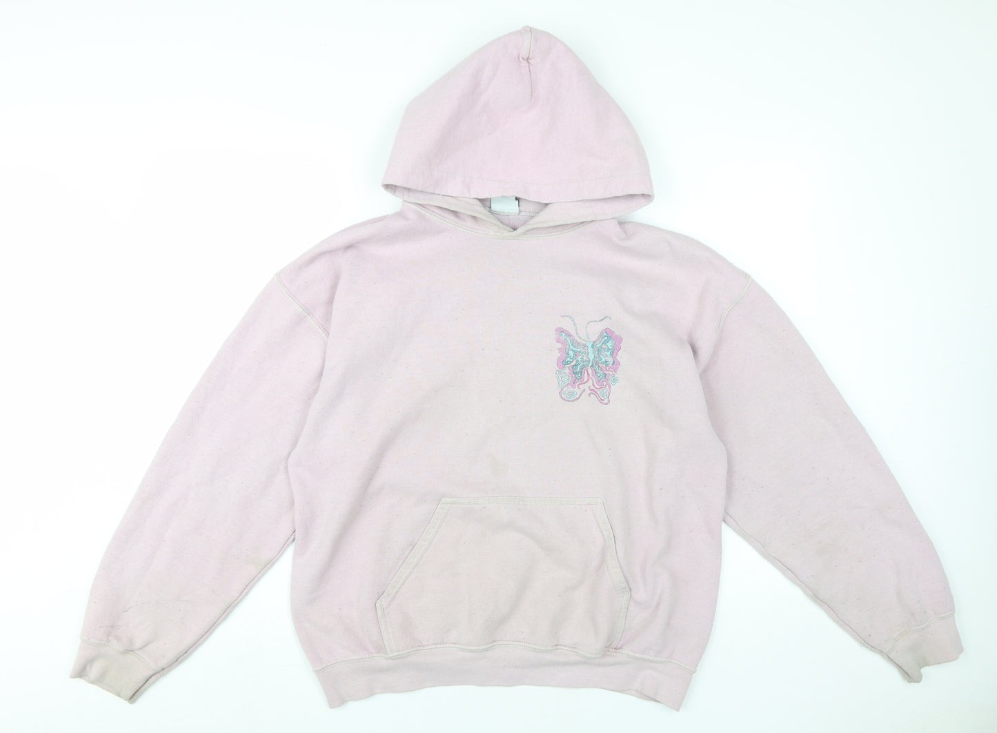 Urban Outfitters Women's Pink Hoodie S Pullover Casual