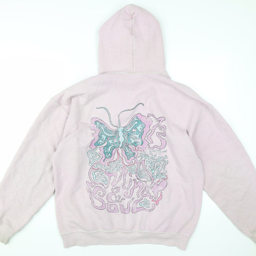 Urban Outfitters Women's Pink Hoodie S Pullover Casual