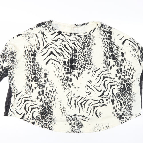 River Island Women’s Animal Print Pullover Jumper, Size 8