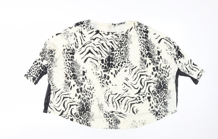 River Island Women’s Animal Print Pullover Jumper, Size 8