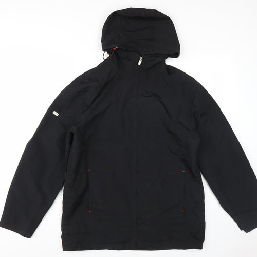 Urban Spirit Men's Black Rain Coat Jacket Size S
