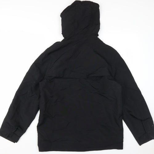 Urban Spirit Men's Black Rain Coat Jacket Size S