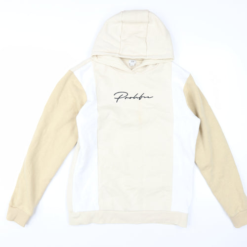 River Island Boys Beige Pullover Hoodie, Size 16 Years