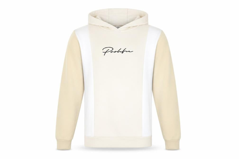 Front view of River Island boys’ beige pullover hoodie, size 16, years