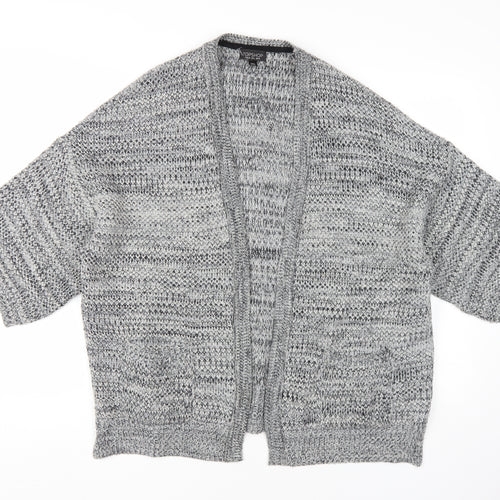 Topshop Women's Grey Cardigan, Open-Knit, Size 10