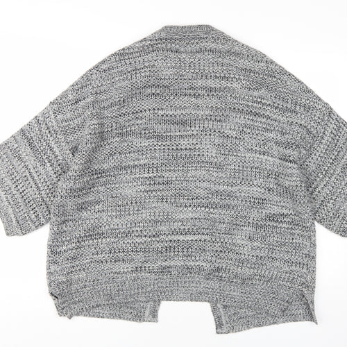 Topshop Women's Grey Cardigan, Open-Knit, Size 10